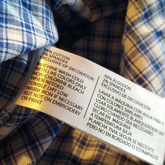 NWT US Polo Assn Men's Woven Short Sleeve button down shirt - Picture 6 of 7